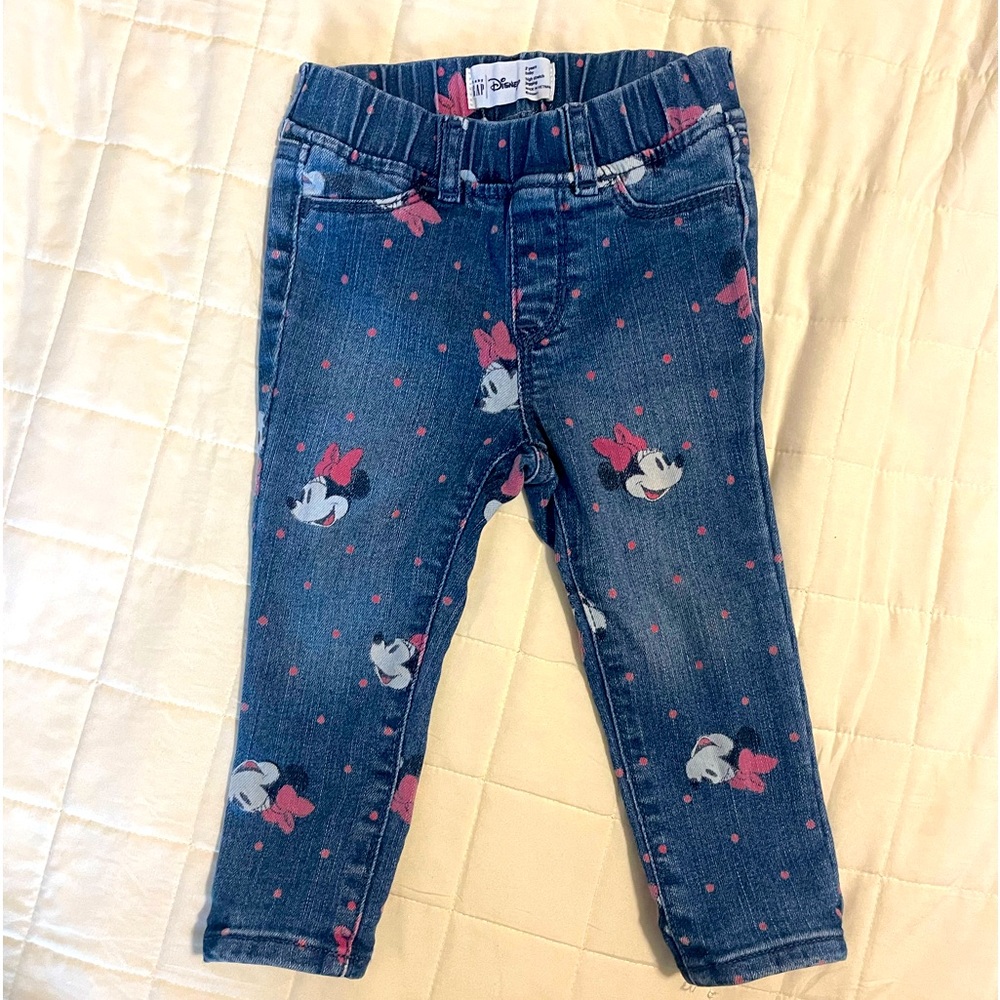 Baby Gap Disney Minnie Mouse Jeans, 2T